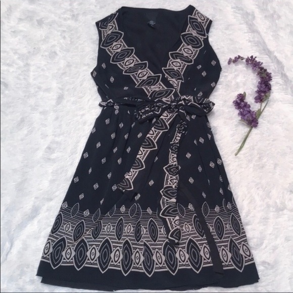 Anna Sui for Target black and white wrap dress - Picture 4 of 6